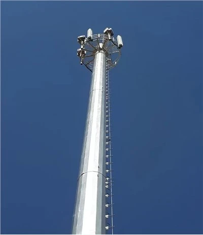 Galvanisierter Antennen-Telekommunikations-Monopol